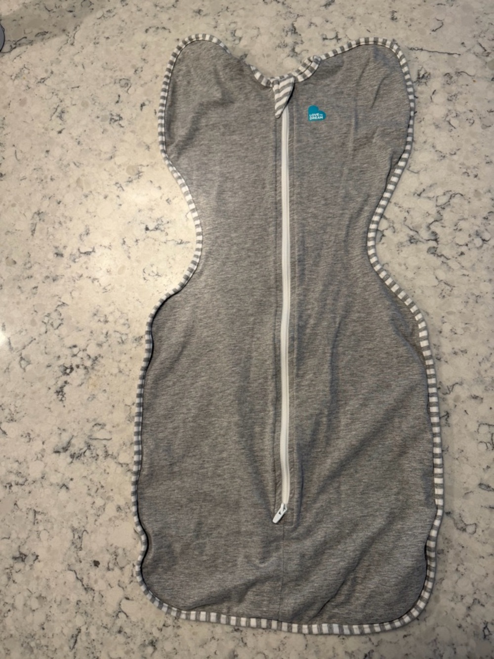 Love to Dream Gray Swaddle size medium